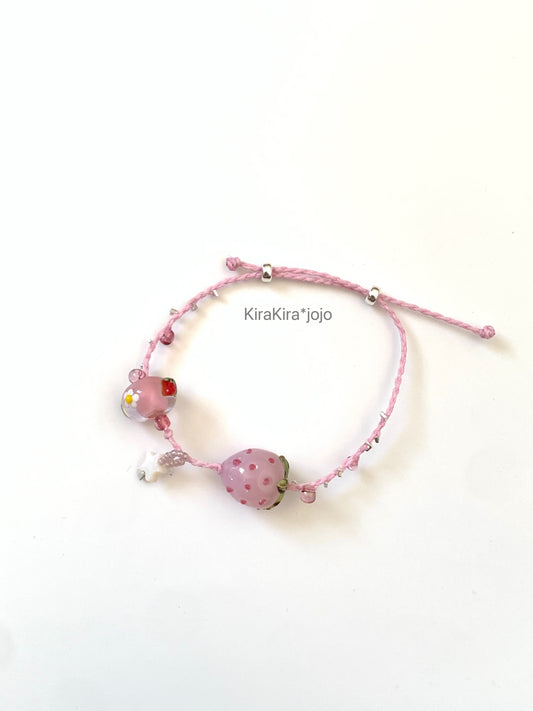 Glazed strawberry hand rope*