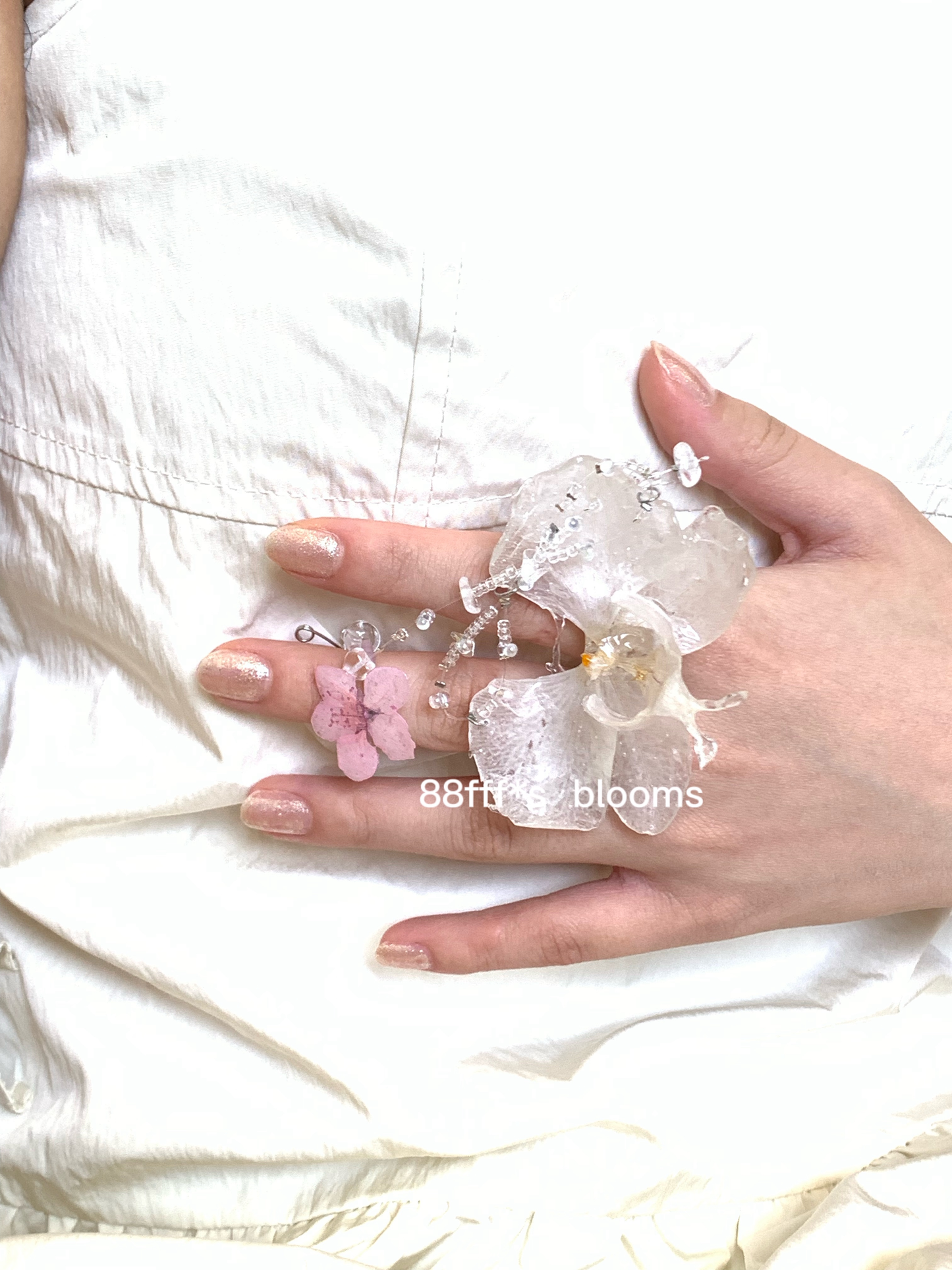 White Phalaenopsis Plant Ring