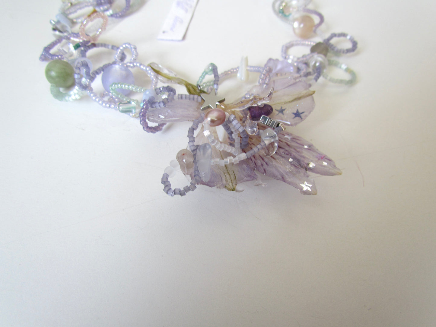 Daffodil lily * light purple complex beads